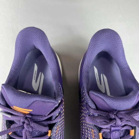 Skechers SLAM Pickleball 174201 Women's 8 Purple Orange White Sneakers Lace Up - Picture 13 of 14